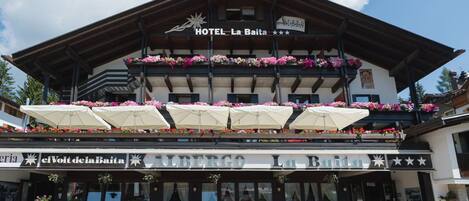 Overnatningsstedets facade