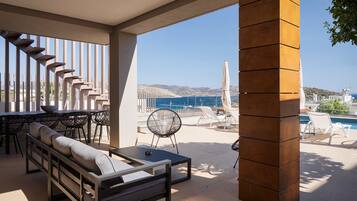 Luxury Villa, Sea View | Terrace/patio