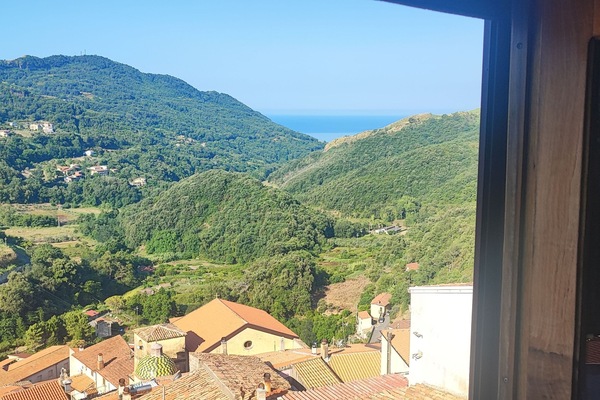 Blick von der Unterkunft