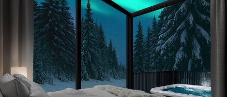 Superior Chalet | Premium bedding, desk, iron/ironing board, free WiFi