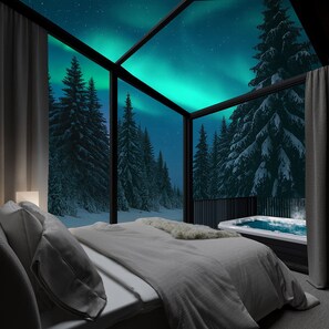 Premium bedding, desk, iron/ironing board, free WiFi