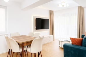 Apartment, 2 Bedrooms, Balcony | Living area | TV - Boutique Elegant Apartments in Bucharest (Bucharest)