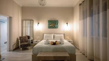 Blackout curtains, iron/ironing board, free WiFi, bed sheets