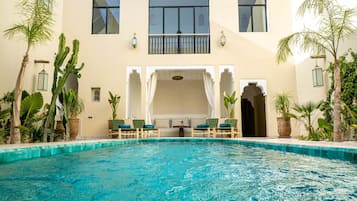 Indoor pool, outdoor pool