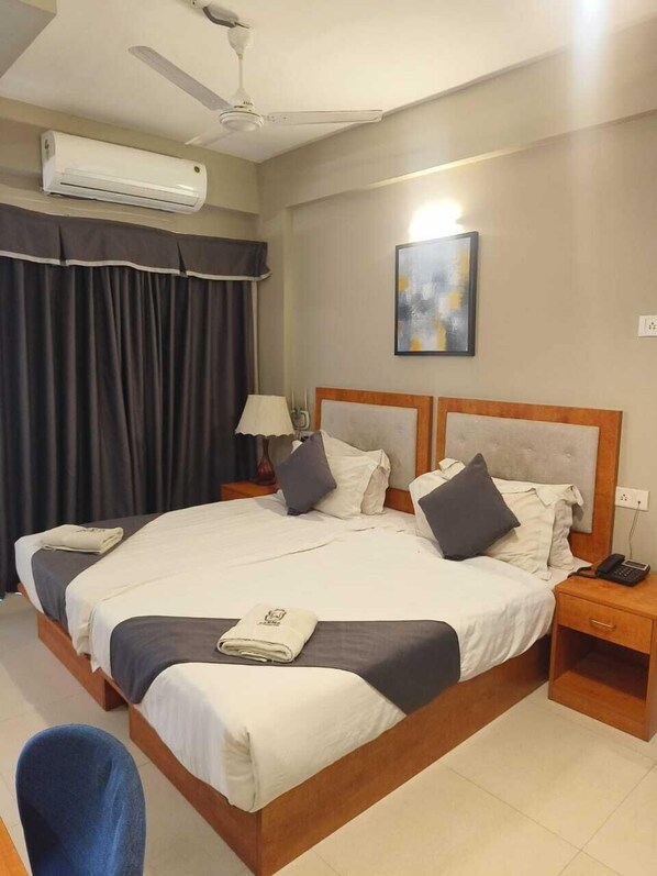 Habitación con 1 cama matrimonial o 2 individuales | Wifi gratis 