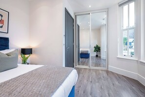 2 bedrooms, iron/ironing board, travel crib, WiFi