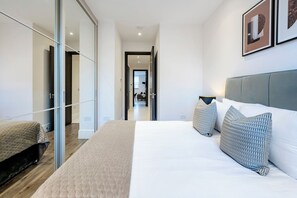 3 bedrooms, iron/ironing board, travel cot, WiFi