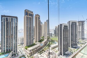 Luxury-Apartment, Balkon, Flussblick | Ausblick vom Zimmer