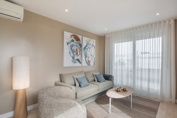 Living area - Apartment Next to the Marina (Ayamonte)