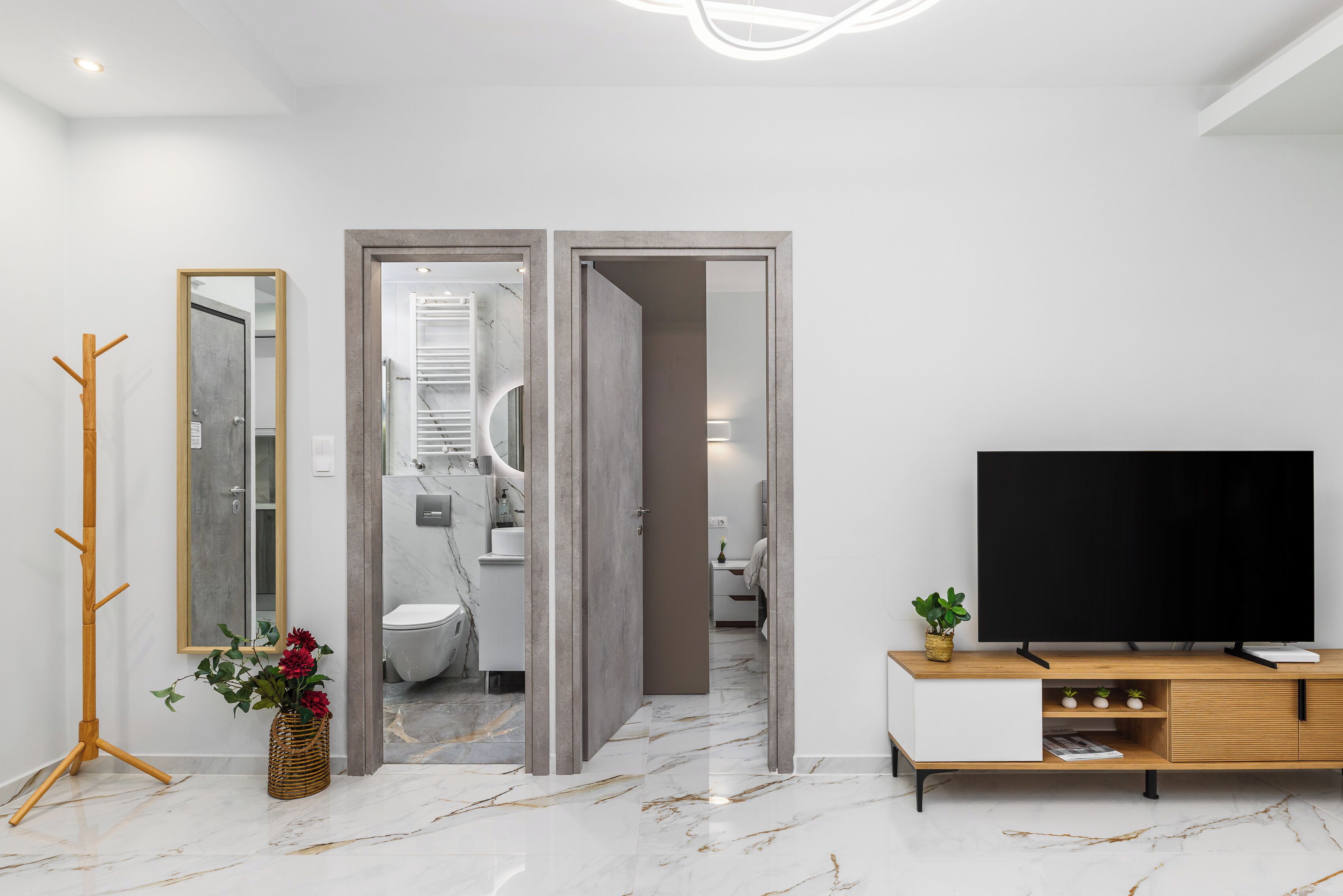 Apartment, Balcony, City View | Private kitchen | Espresso maker, electric kettle, toaster