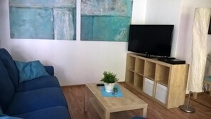 TV, DVD player, stereo