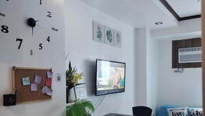 Appartamento, 1 camera da letto, piscina privata, vista piscina | Soggiorno