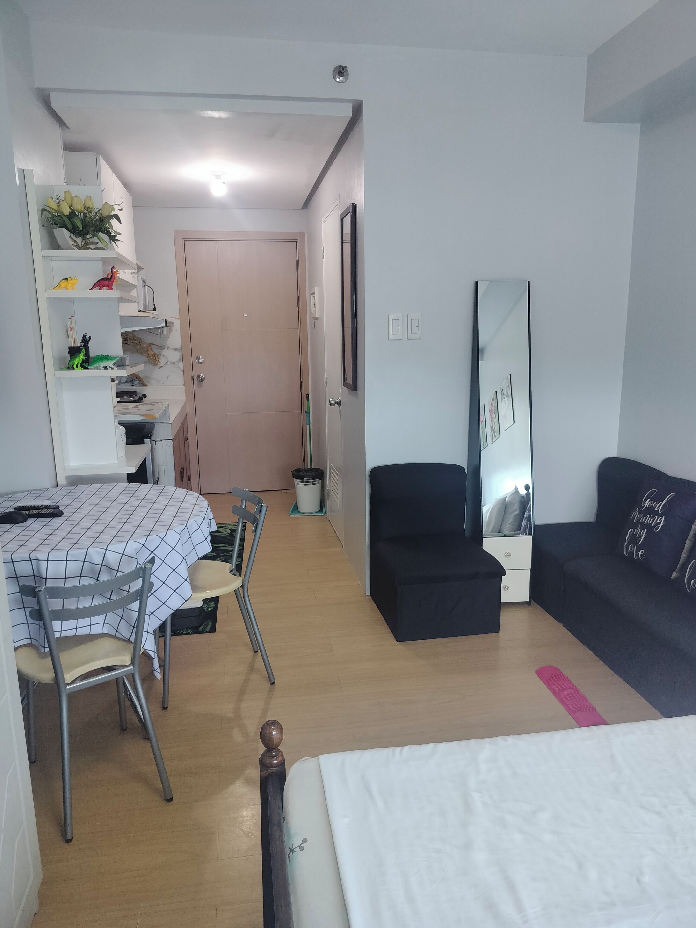 Condo, City View | Living room