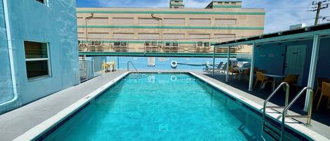 Una piscina climatizada