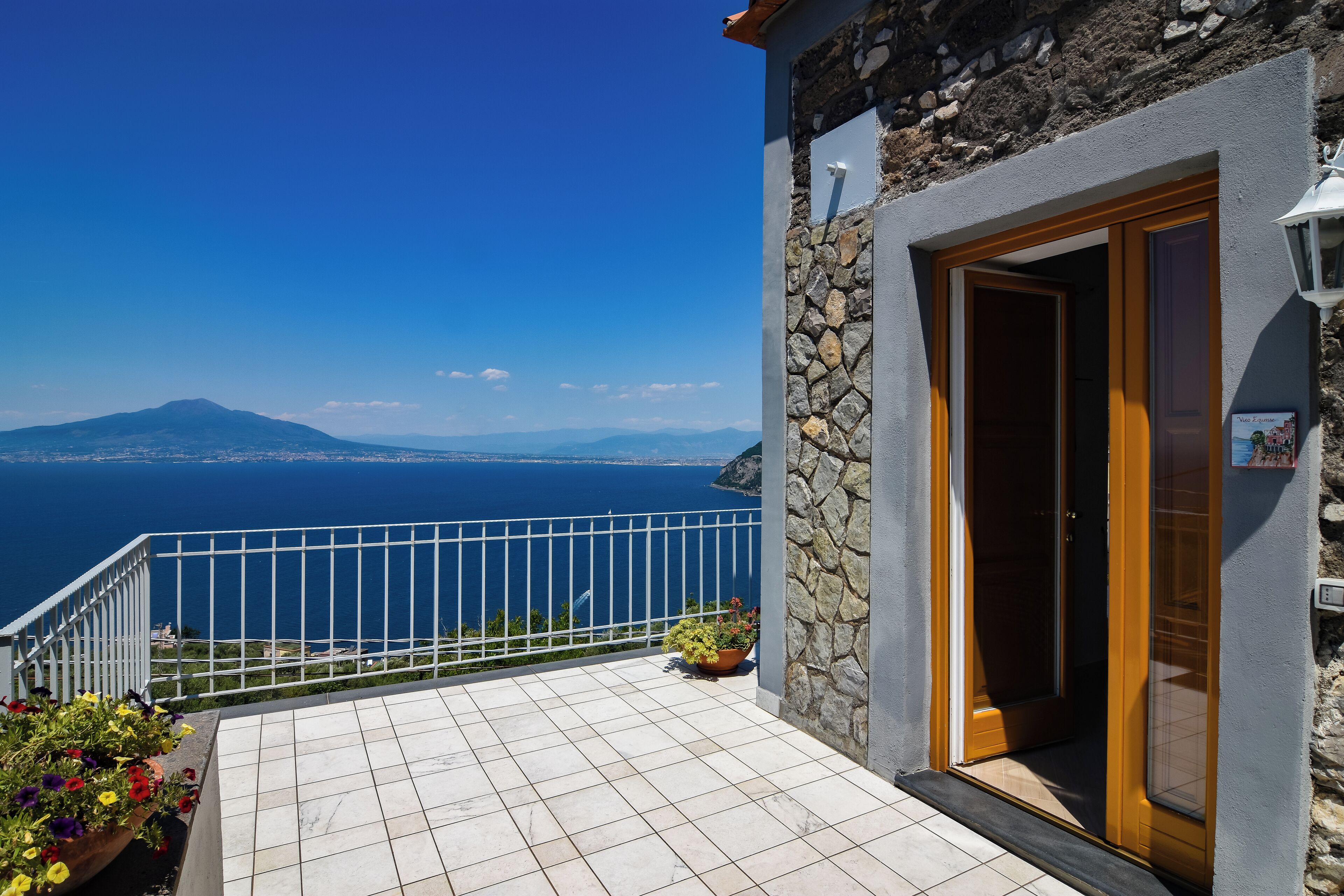Panoramic Triple Room, Sea View | Terrace/patio