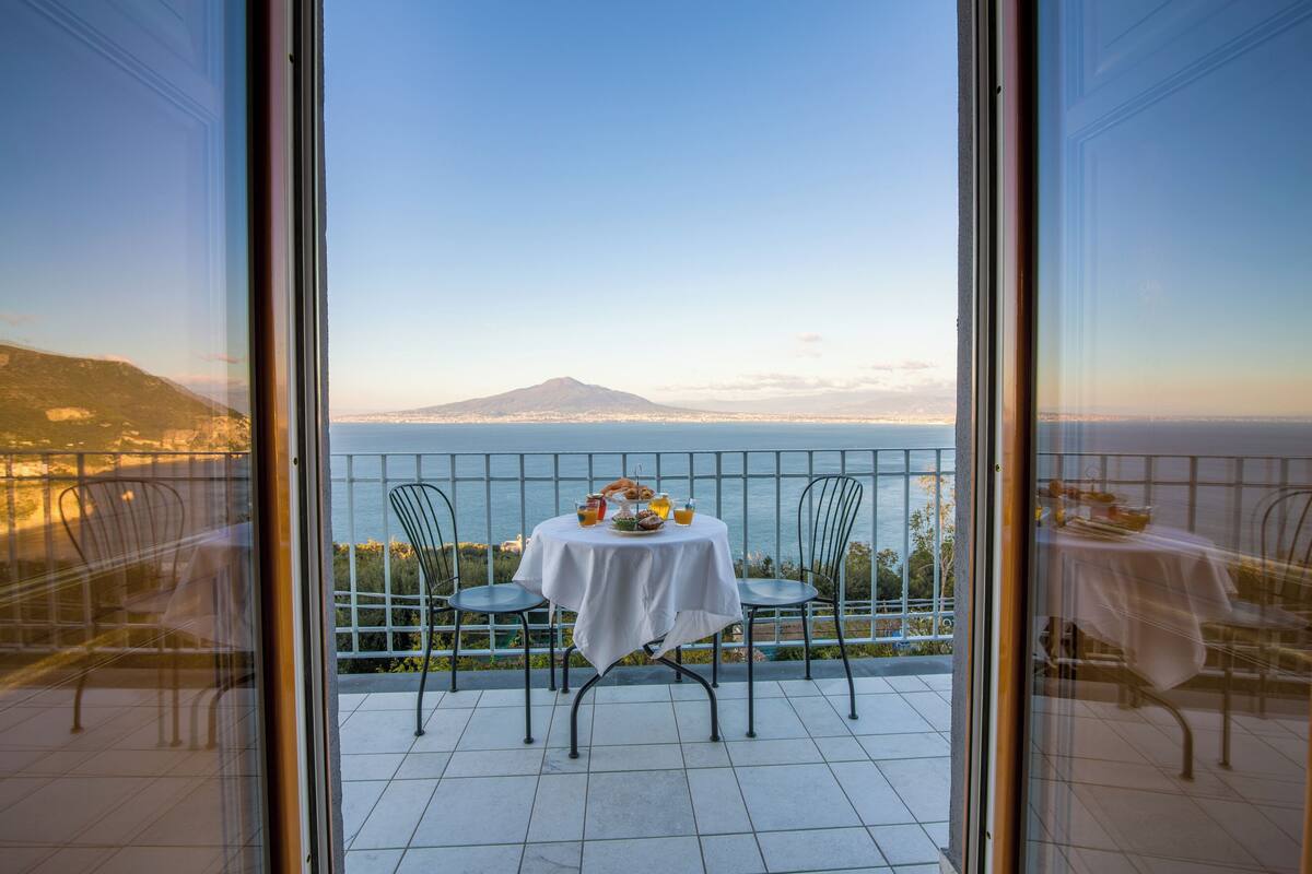Panoramic Triple Room, Sea View | Terrace/patio