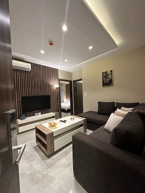 Departamento, 1 habitación, con acceso para personas discapacitadas, para fumadores | Sala de estar