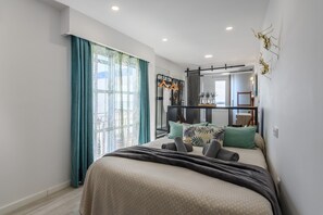 1 غرفة نوم ومكواة/لوح كي