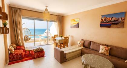 Seaside Group Surf Retreat • Direct Beach Access With Kitchen and WiFi Taghazout
