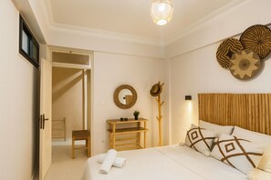 2 slaapkamers, een bureau, gratis wifi, beddengoed