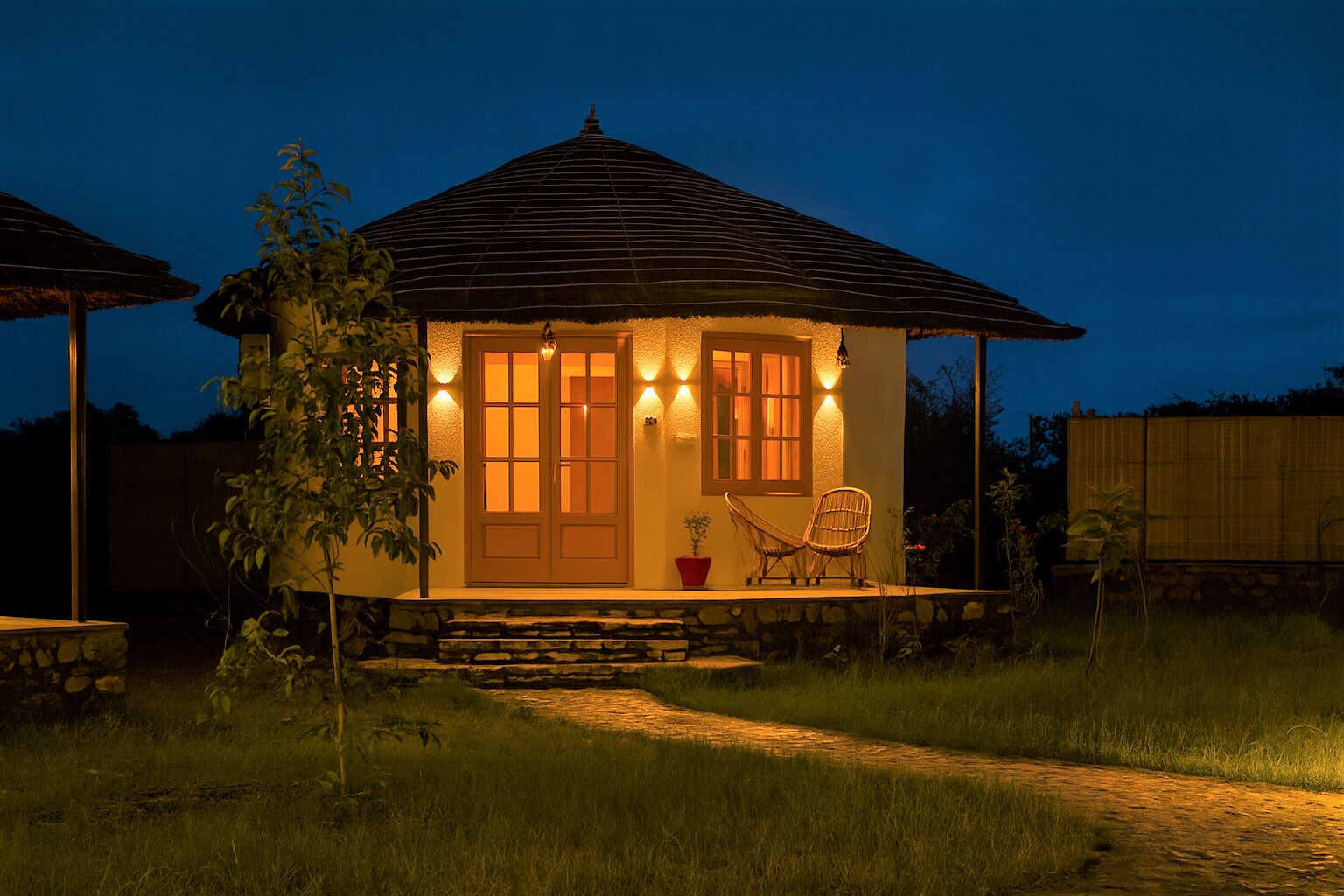 Maharaja Cottage With Open Air Bathtub | Aussenbereich