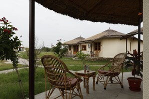 Cottage Premium, vue jardin | Vue de la chambre