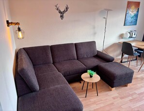 Una televisión, una mesa de tenis de mesa, libros