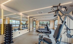 Fitness facility - Practical Studio 1.3km From the Metro Gba1104 (São Paulo)