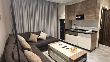 Appartamento, 1 camera da letto, accessibile ai disabili, fumatori | Soggiorno