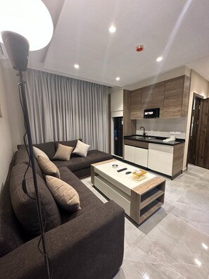 Apartamento, 1 quarto, acessível, para fumantes | Sala de estar