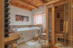 Maison familiale, plusieurs chambres (Wellness House Deer's Hill) | Sauna