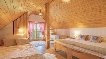 Family House, 1 Bedroom (Wellness House Deer's Hill) | 1 bedroom, iron/ironing board, free WiFi, bed sheets