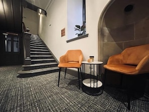Sitteområde i lobbyen