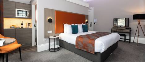 Hypo-allergenic bedding, iron/ironing board, bed sheets