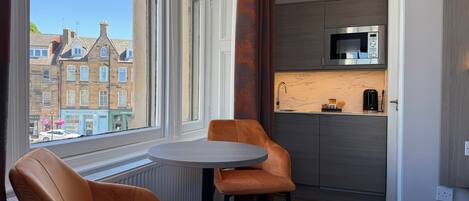 Studio, 1 Bedroom (Master Studio Room) | Hypo-allergenic bedding, iron/ironing board, bed sheets