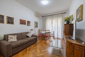 Apartment, 2 Bedrooms, Balcony | Living area | 30-inch TV with satellite channels - Central Square Apartment by Wonderful Italy (Sanremo)