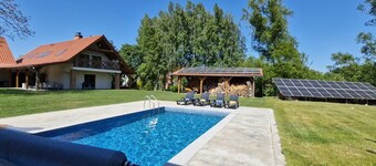 Apartament z basenem, spa, jacuzzi z hydromasażem