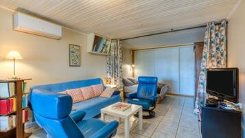 TV, fireplace, stereo