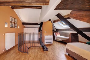 2 slaapkamers, een strijkplank/strijkijzer, wifi, beddengoed