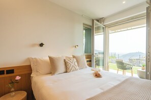 Suite | 1 slaapkamer, een kluis op de kamer, beddengoed