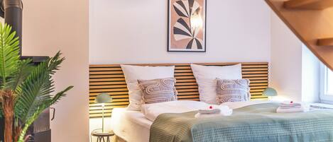 Dúplex Confort, vistas al río | Ropa de cama de alta calidad y cortinas opacas