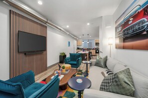 Smart TV, video games, books, music library