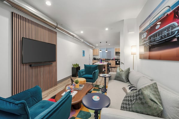Smart TV, video games, books, music library