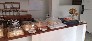 Free daily buffet breakfast