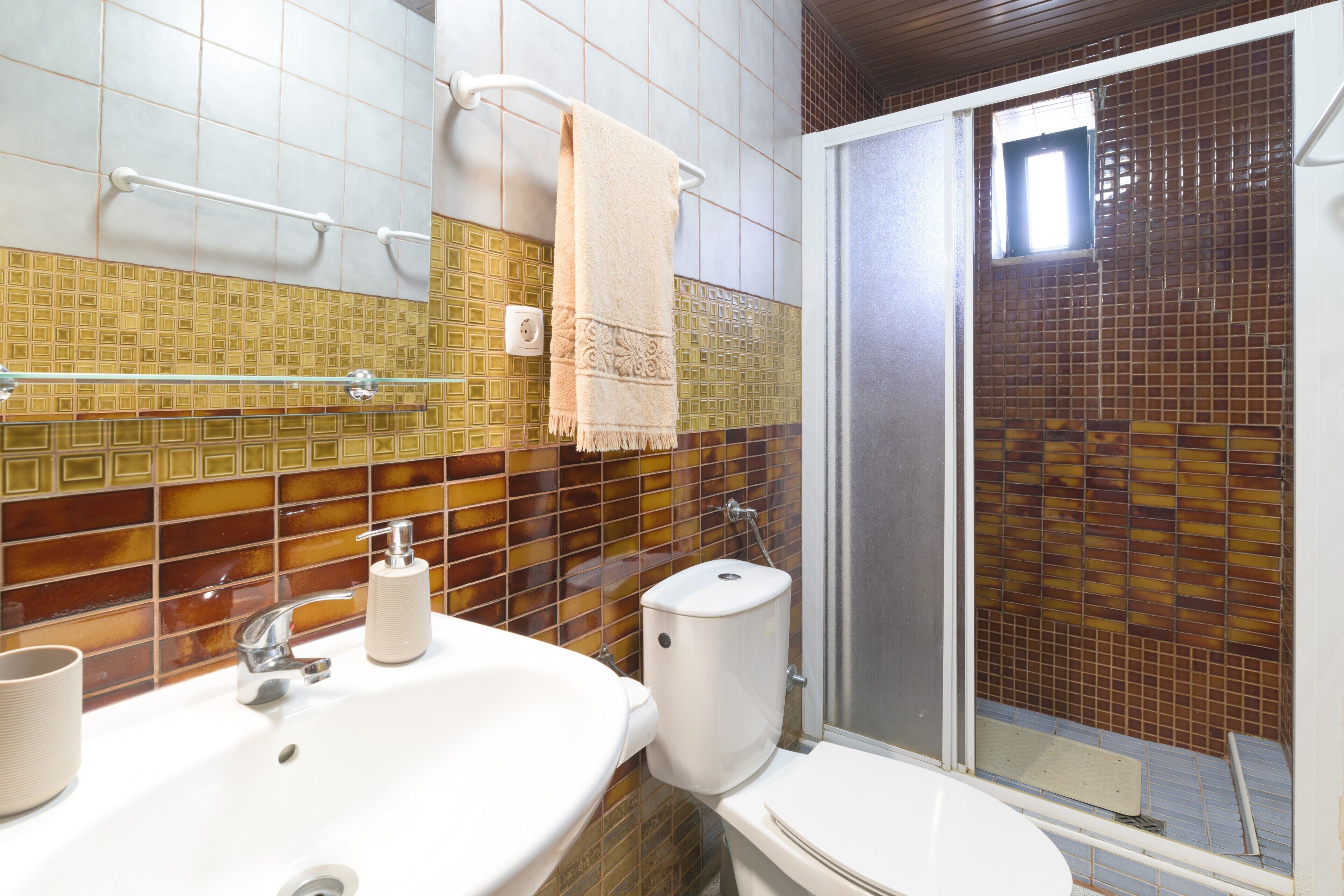 Dusche, Handtücher