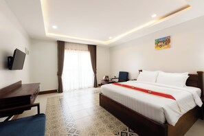 Deluxe Double Room, Balcony, Pool View