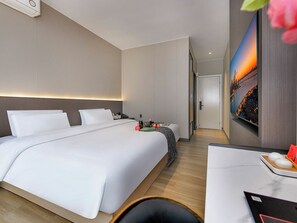 Kamar Double Standar, pemandangan kota | Wi-Fi gratis