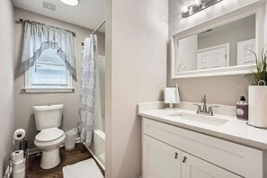 Douche, sèche-cheveux