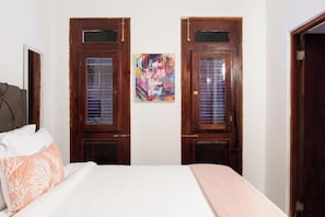 1 habitación y ropa de cama 