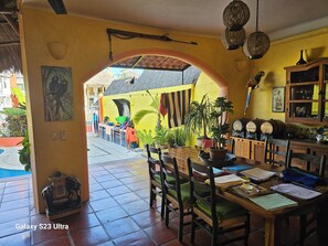 Outdoor dining